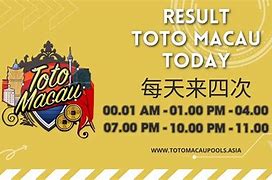 Result Macau Hari Ini